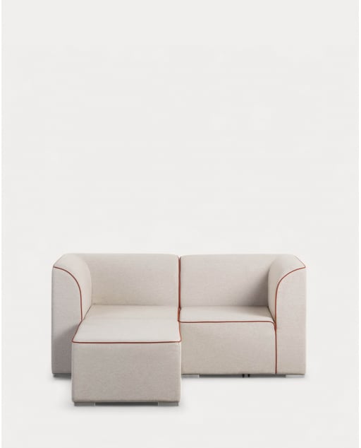 Modulares Gartensofa 2 Eckstücke mit Lagos-Stoffbezug