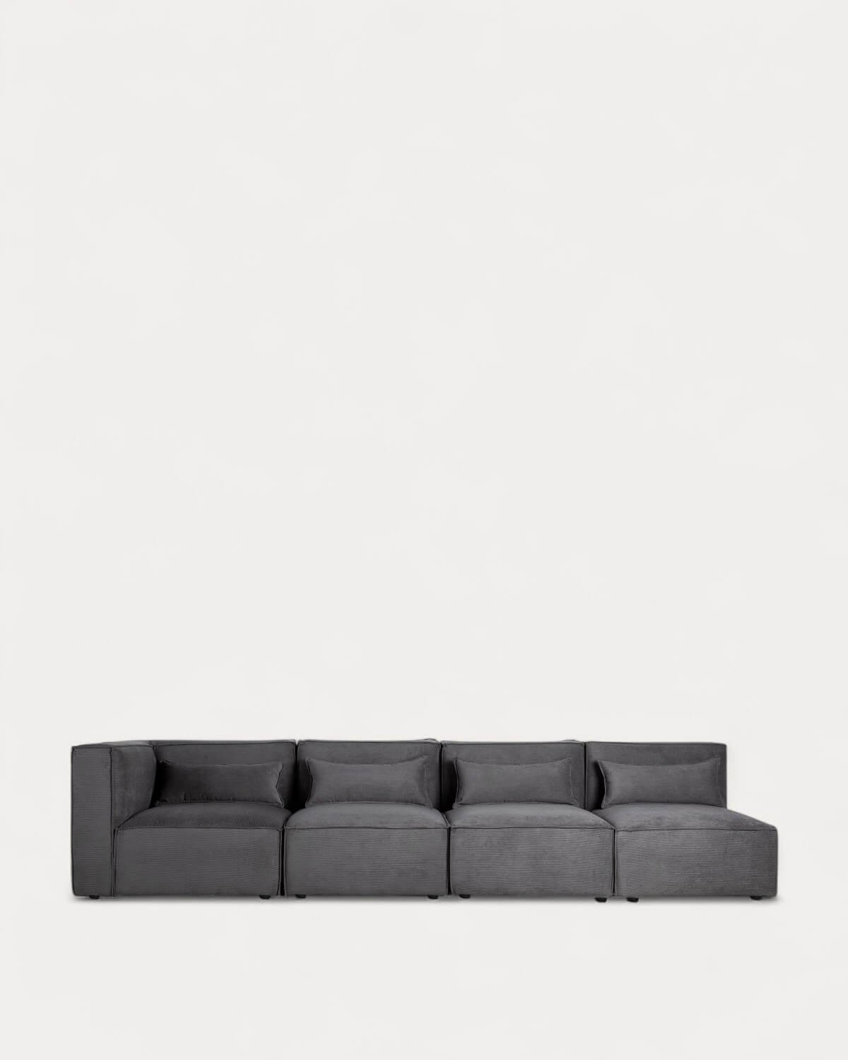 Modulares Sofa 4-Teilig mit 3 Sesseln aus Kord Kilhe