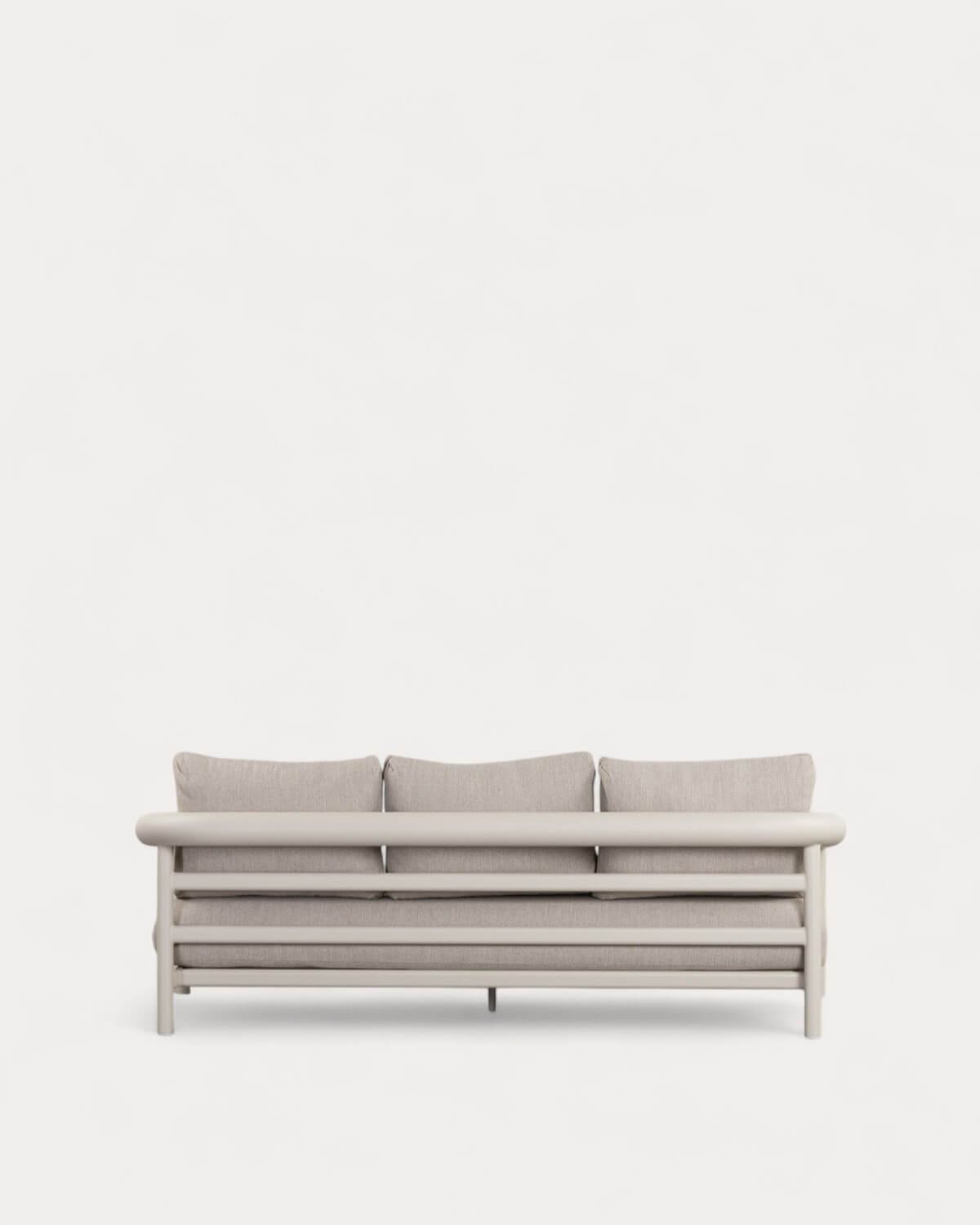 3-Sitzer-Gartensofa aus Aluminium mit Cheryl-Kissen, Galeriebild 5