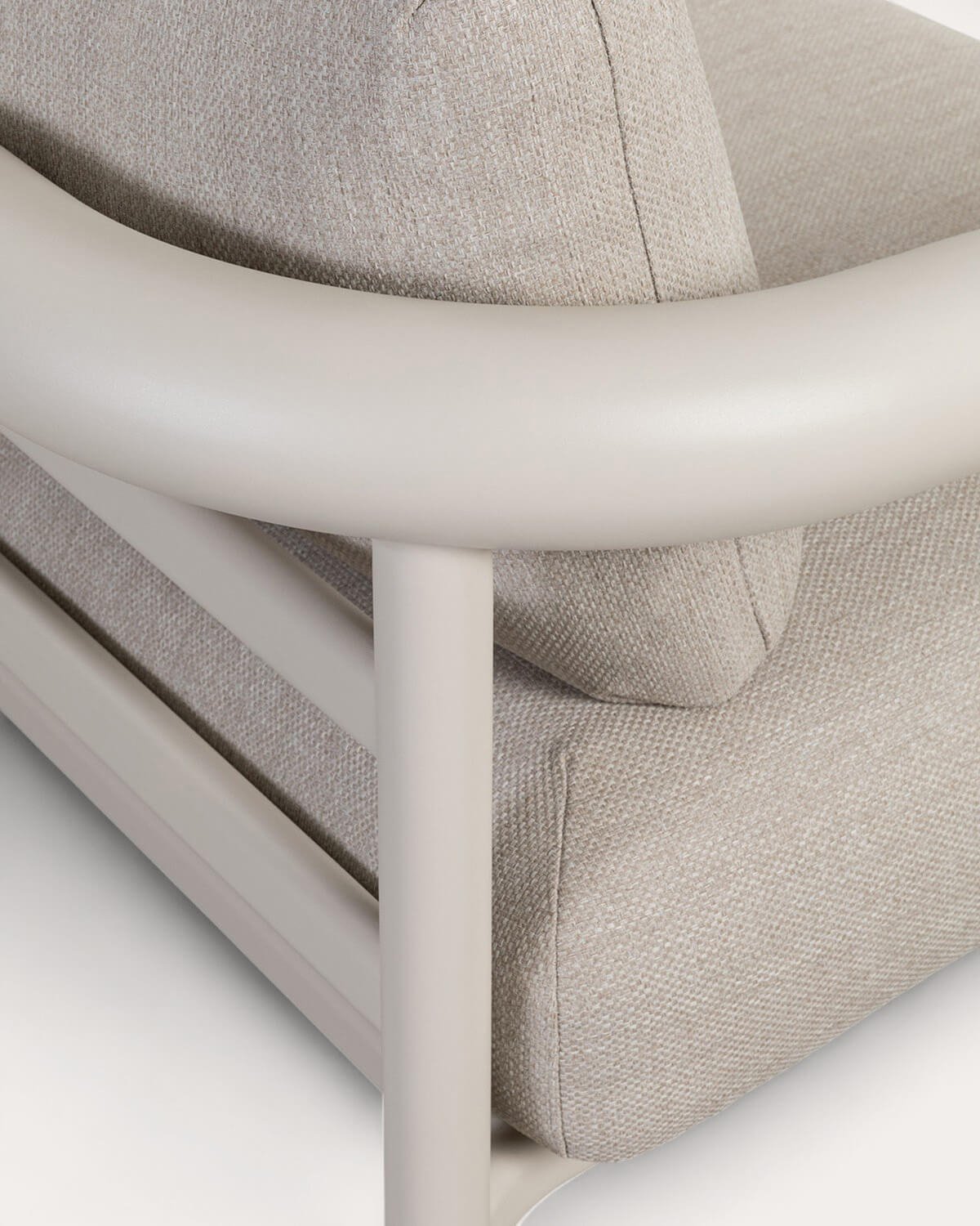 3-Sitzer-Gartensofa aus Aluminium mit Cheryl-Kissen, Galeriebild 7