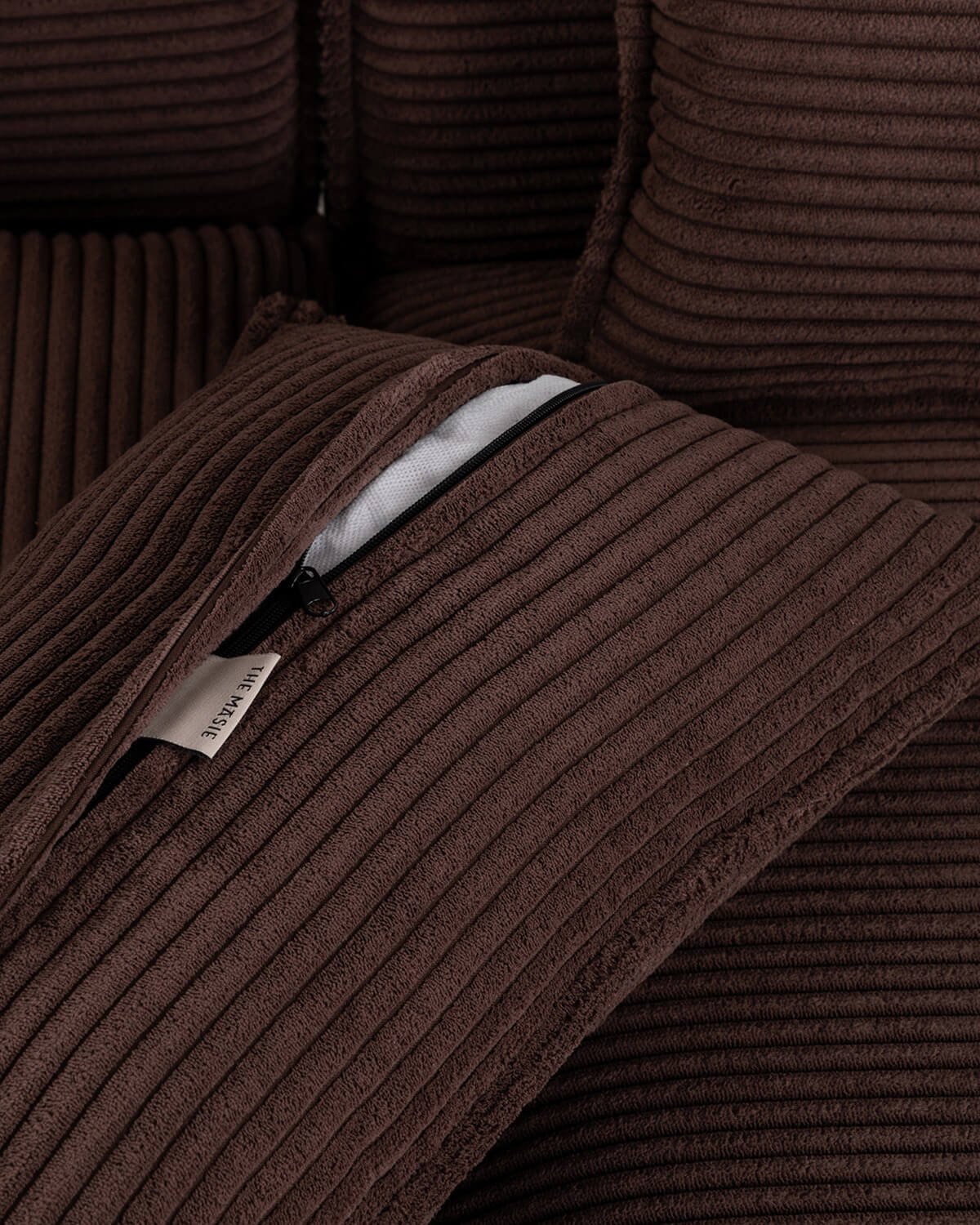 Modulares 3-Teiliges Sofa mit 2 Eckteilen und Sessel aus Dickem Cord Kilhe, Galeriebild 6