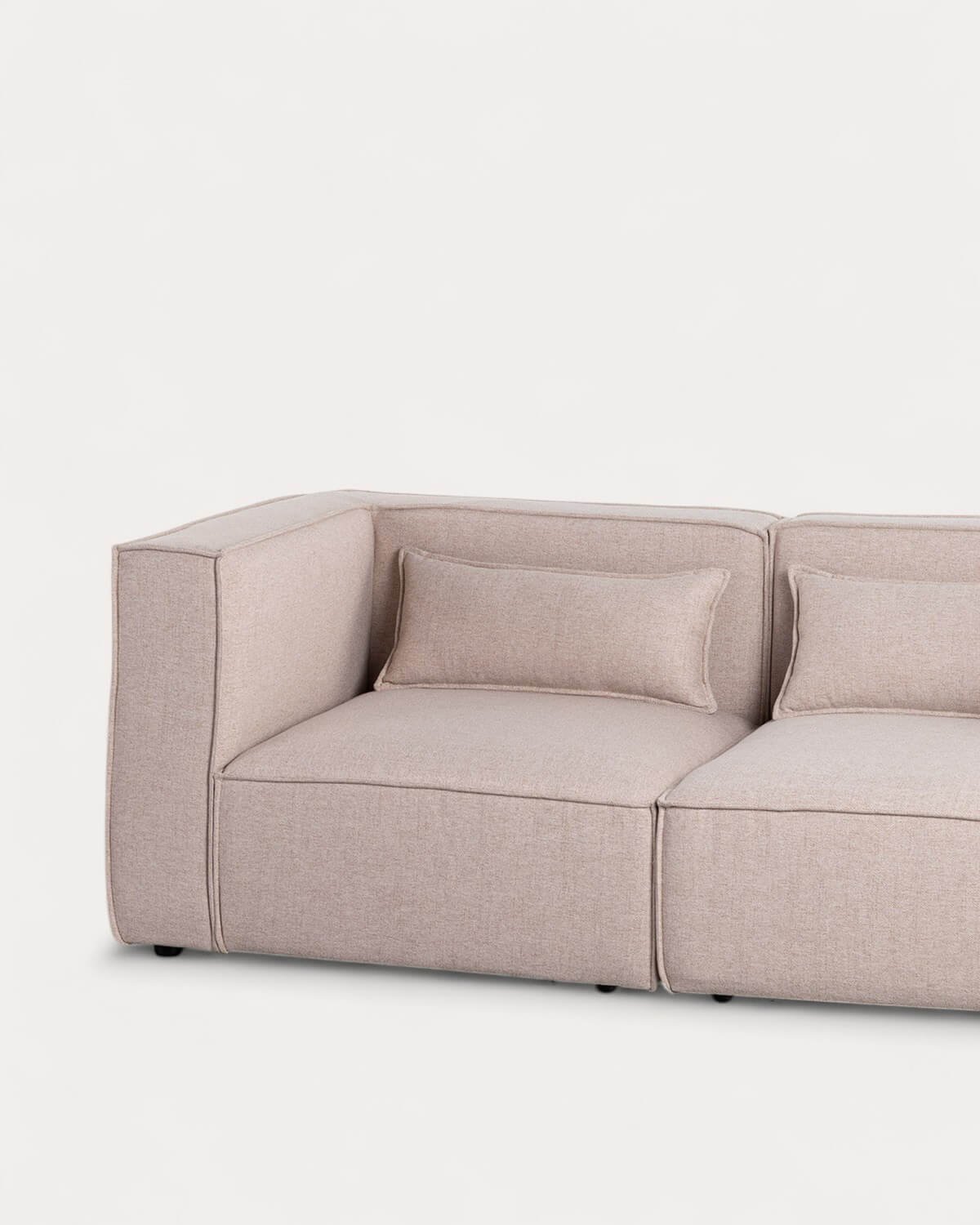 Kilhe Modulares 2-teiliges Ecksofa mit Eckstücken aus Stoff, Galeriebild 3