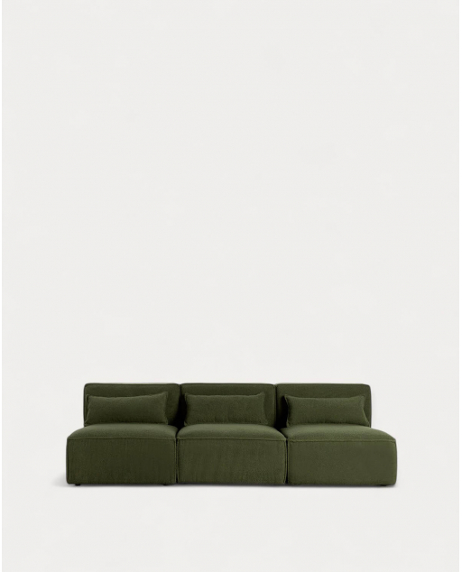 Modulares Sofa 3-Teilig aus Bouclé Stoff Kilhe