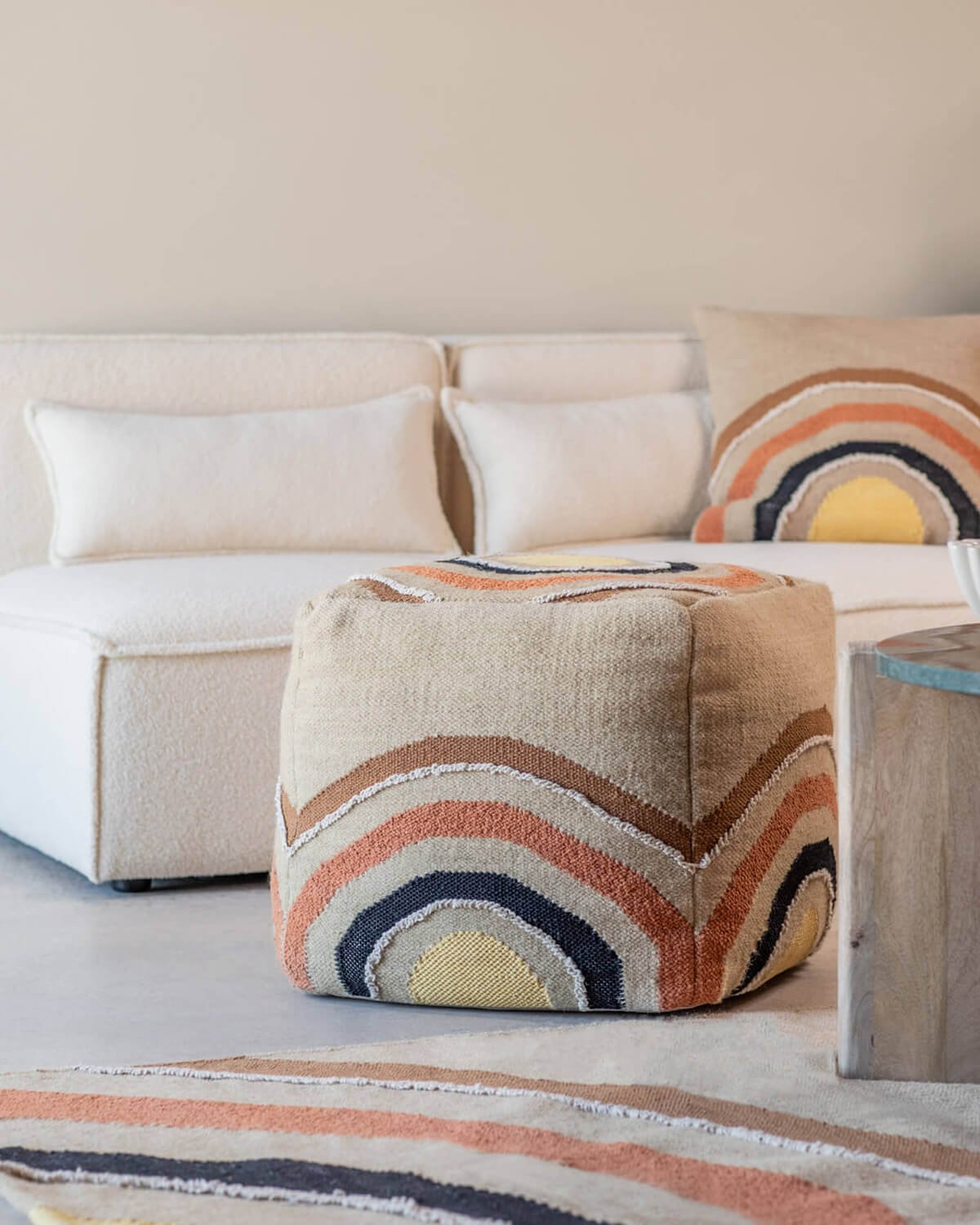 Modulares Sofa 4-Teilig aus Bouclé Stoff Kilhe, Galeriebild 2