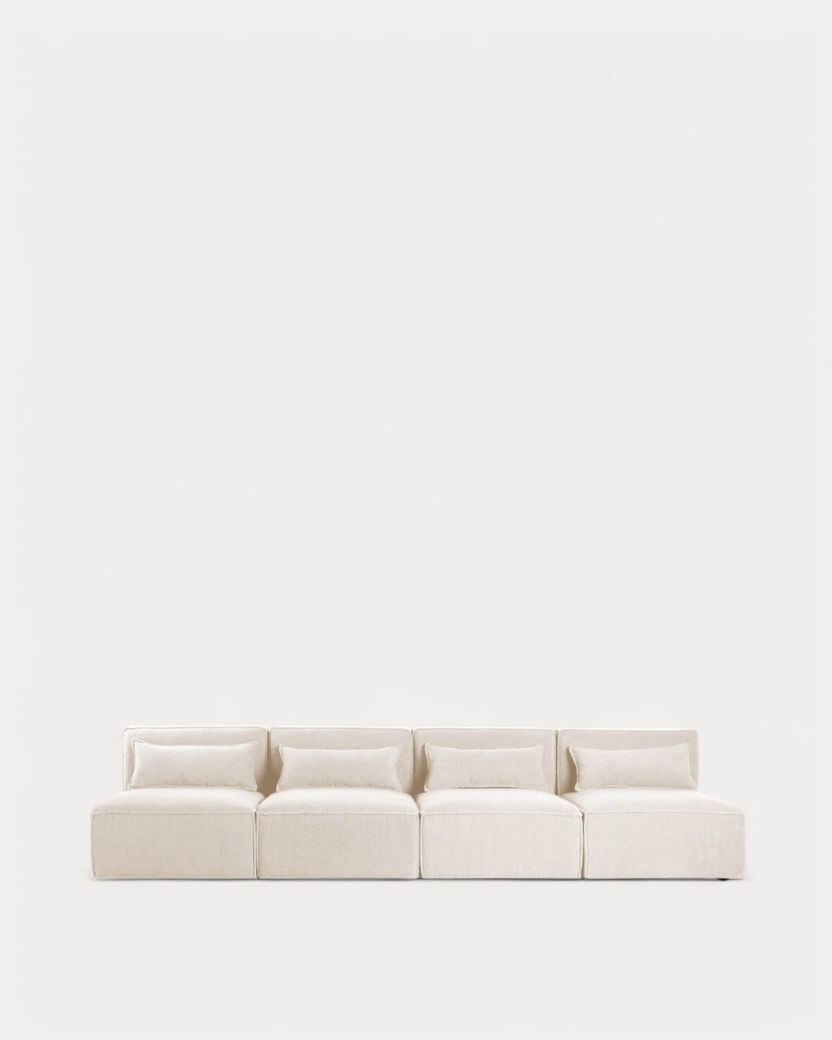 Modulares Sofa 4-Teilig aus Bouclé Stoff Kilhe, Galeriebild 1