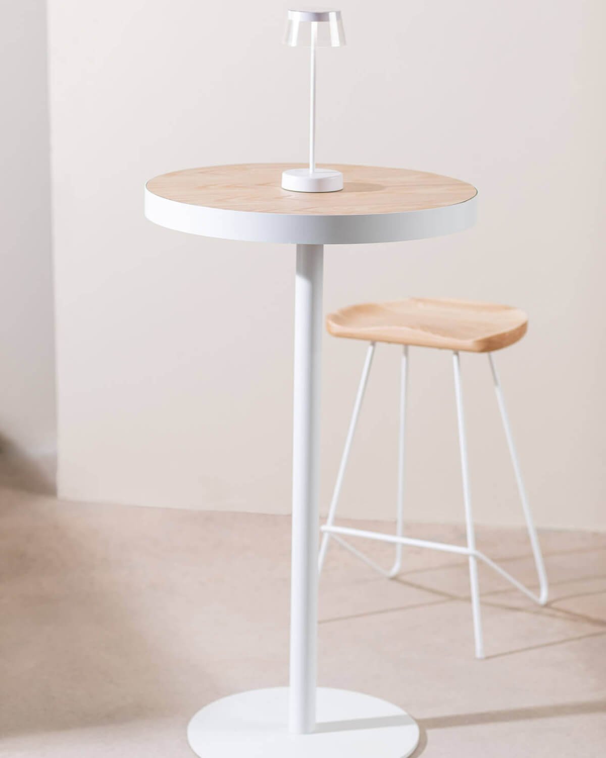 Runder Hochtisch aus Holz und Metall (Ø60 cm) Zoar , Galeriebild 2