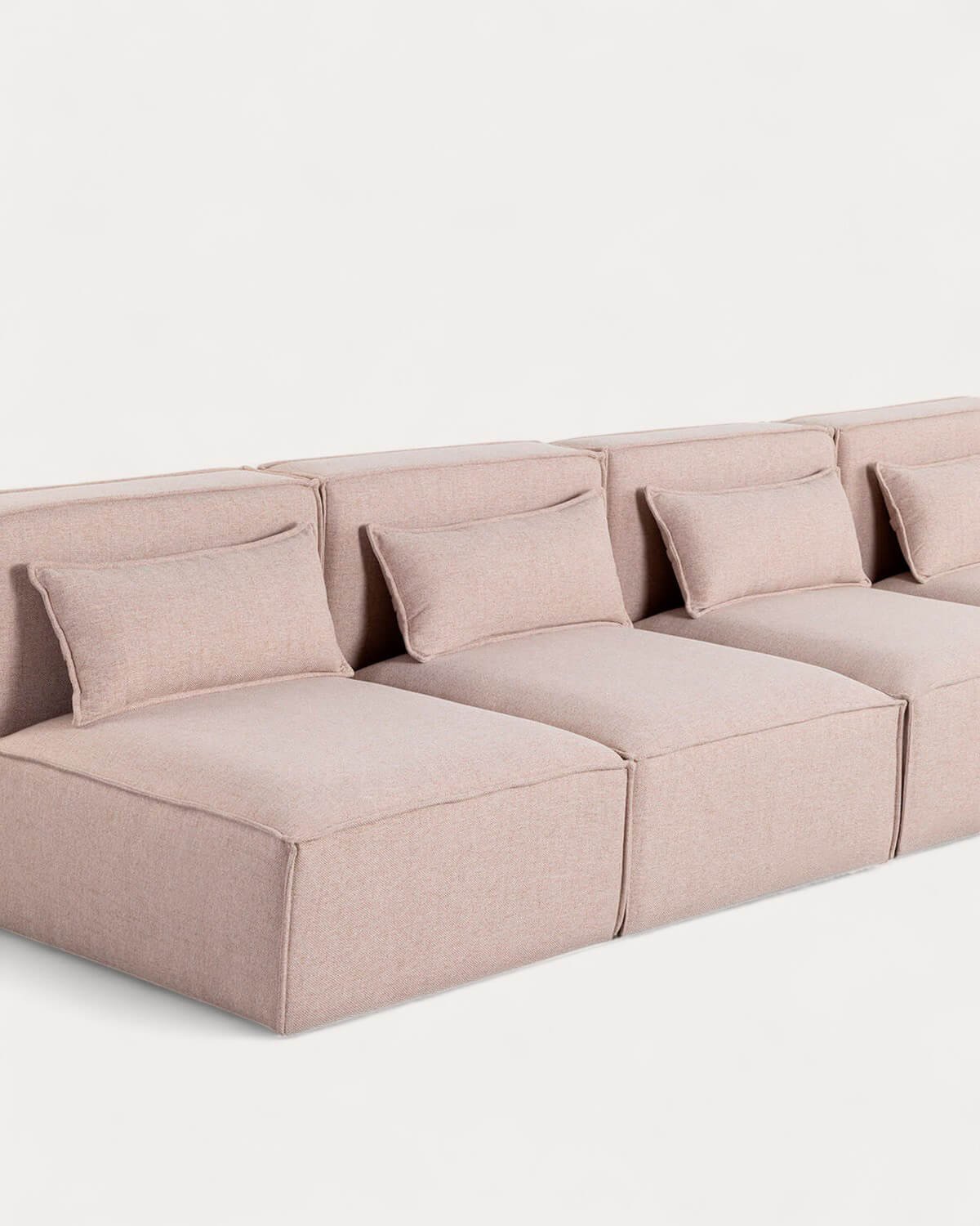 Kilhe 4-teiliges modulares Sofa aus Stoff, Galeriebild 3
