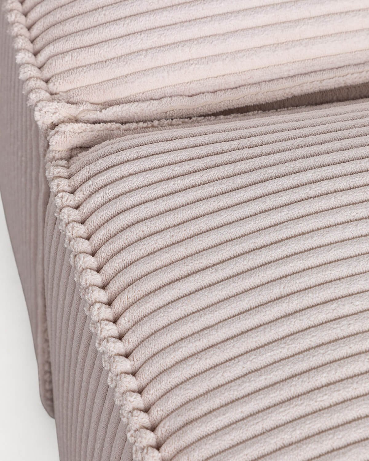 5-Teiliges Modulares Sofa mit Dickem Cord-Puff, Galeriebild 7