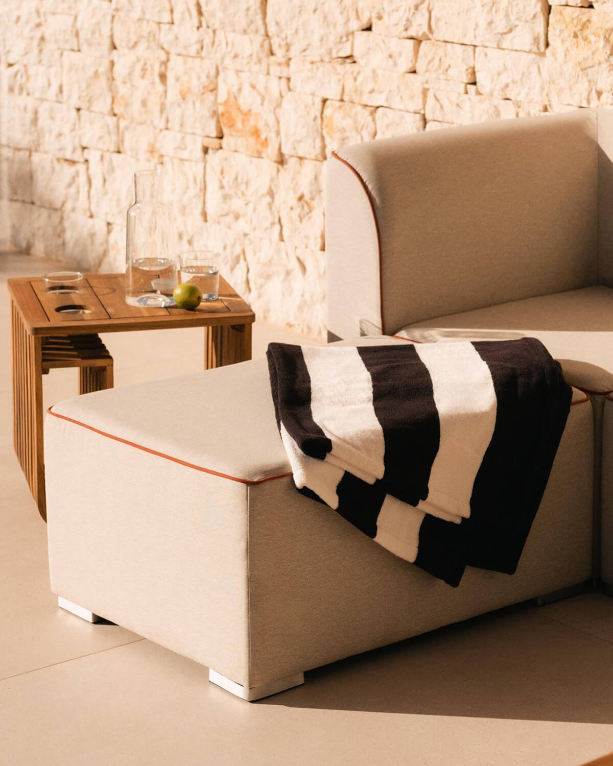 Garden Puff-Modul für Lagos-Stoff Sofa, Galeriebild 2