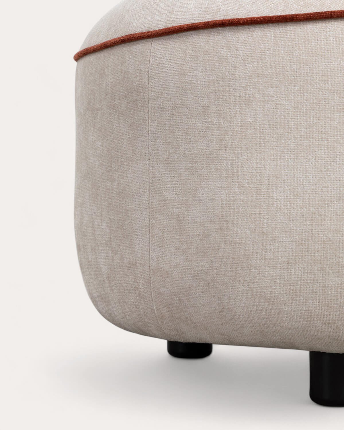 Rundes Stoff-Puff-Modul für Ilham-Sofa, Galeriebild 6