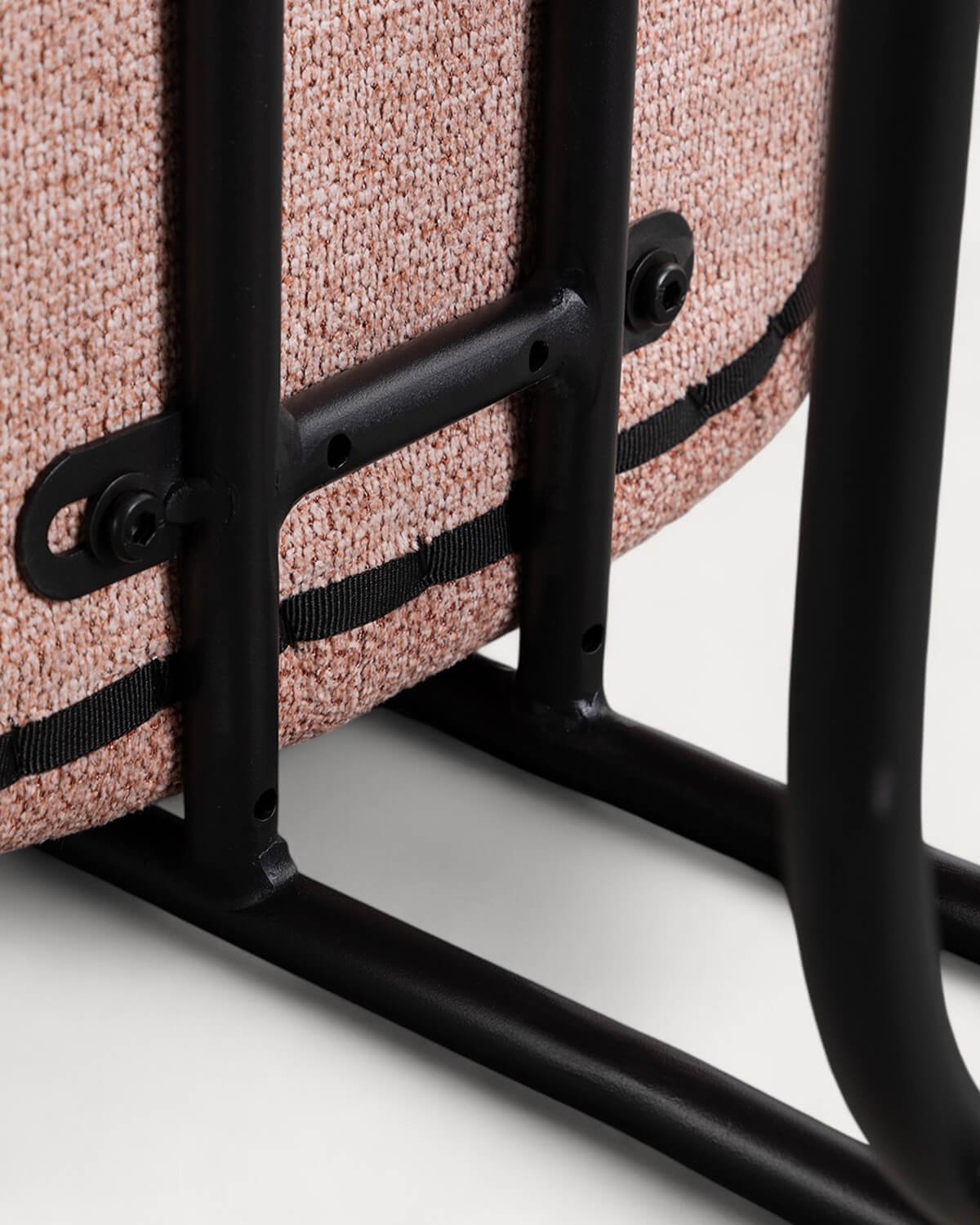 Rechteckiger Pouf mit Abnehmbarem Kissen aus Elin-Stoff, Galeriebild 8