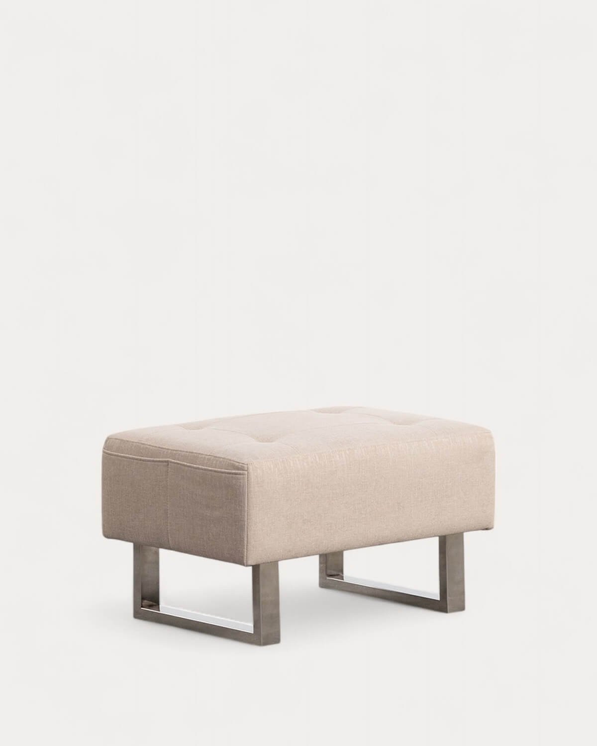 70s Fabric Footrest Puff, Galeriebild 1