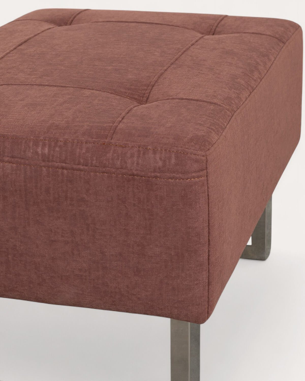 70s Fabric Footrest Puff, Galeriebild 4