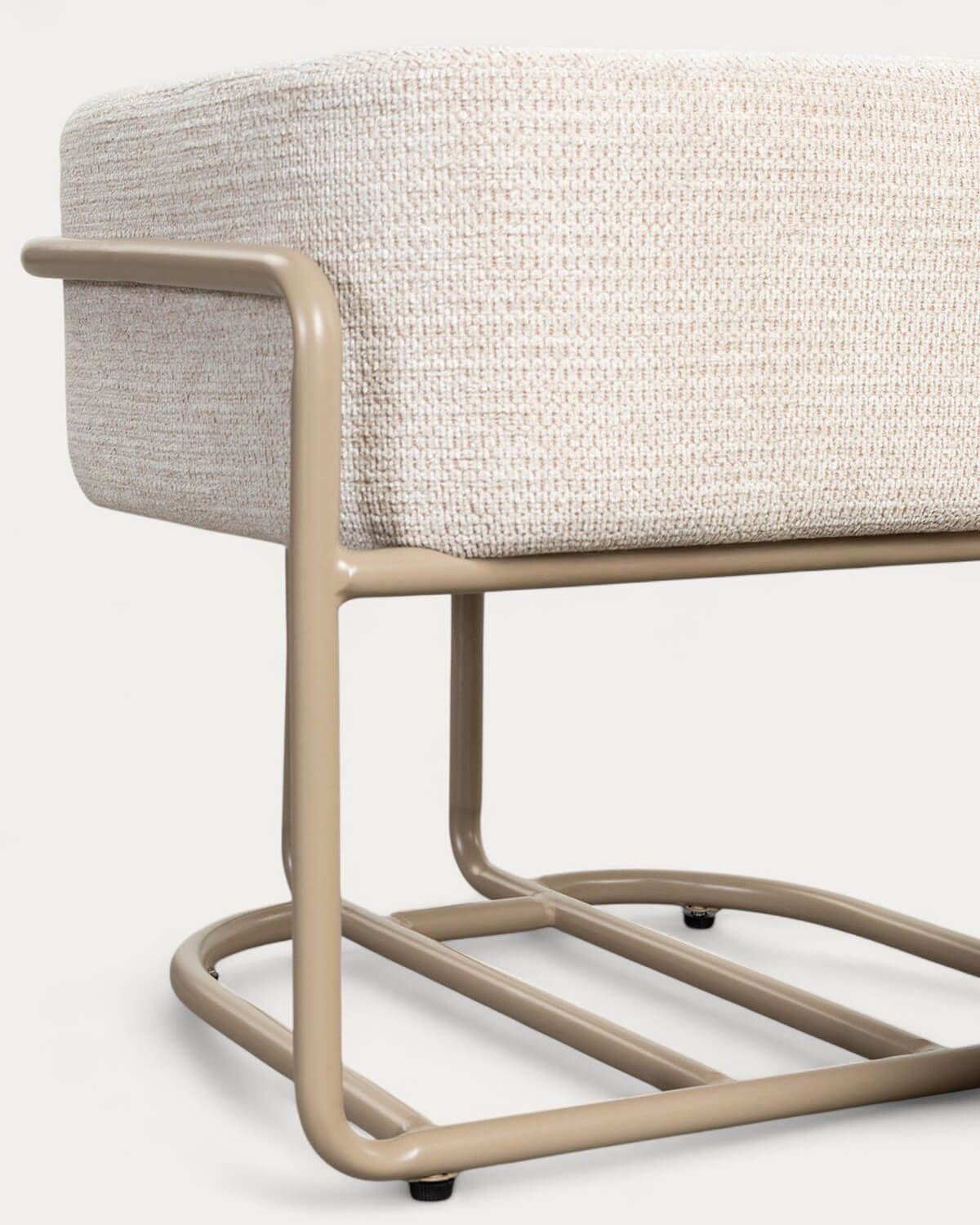 Rechteckiger Pouf mit Abnehmbarem Kissen aus Elin Soft-Stoff, Galeriebild 6