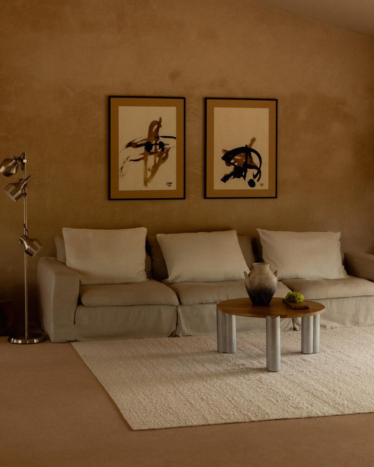 Runder Couchtisch mit Mangoholzplatte (Ø85 cm) Ethel, Galeriebild 2