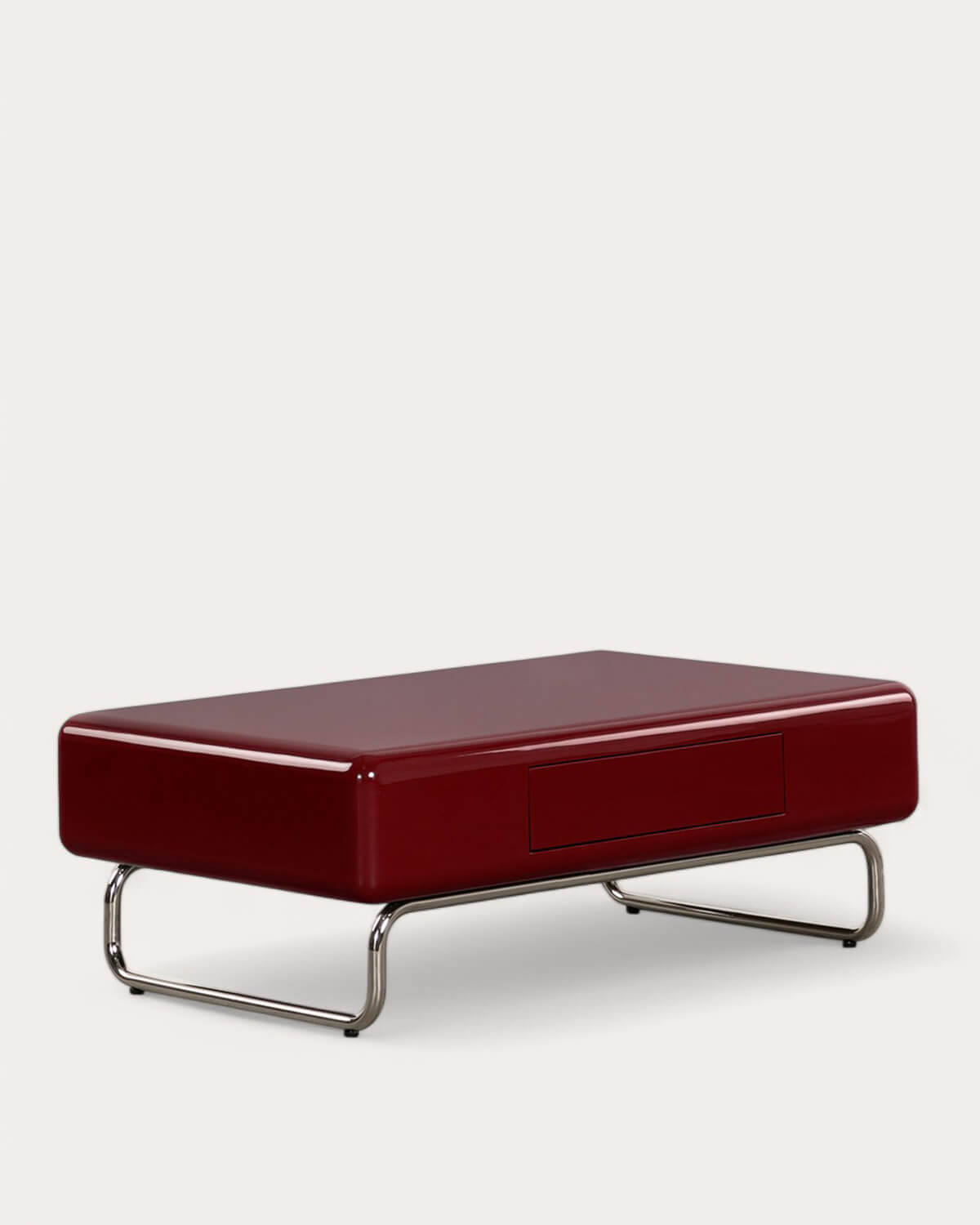 Rechteckiger Couchtisch aus Holz und Metall (110x70 cm) in Candela-Colours, Galeriebild 1