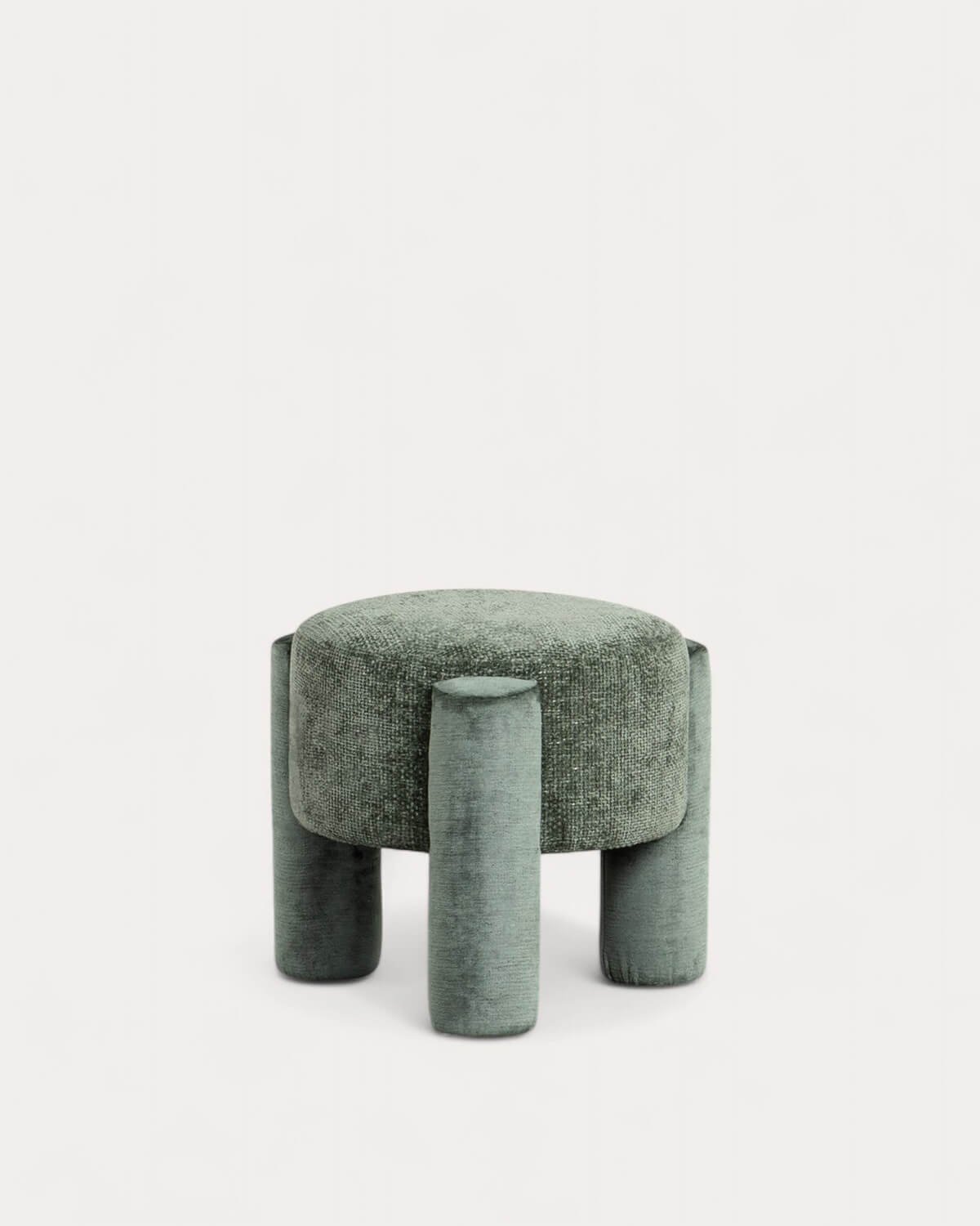 Eleri Stoff-Fußhocker-Puff, Galeriebild 4