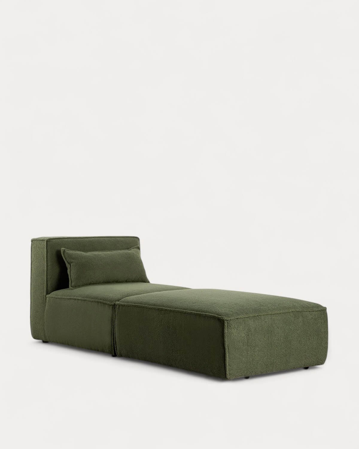 Modularer Sessel mit Pouf aus Bouclé Stoff Kilhe, Galeriebild 1
