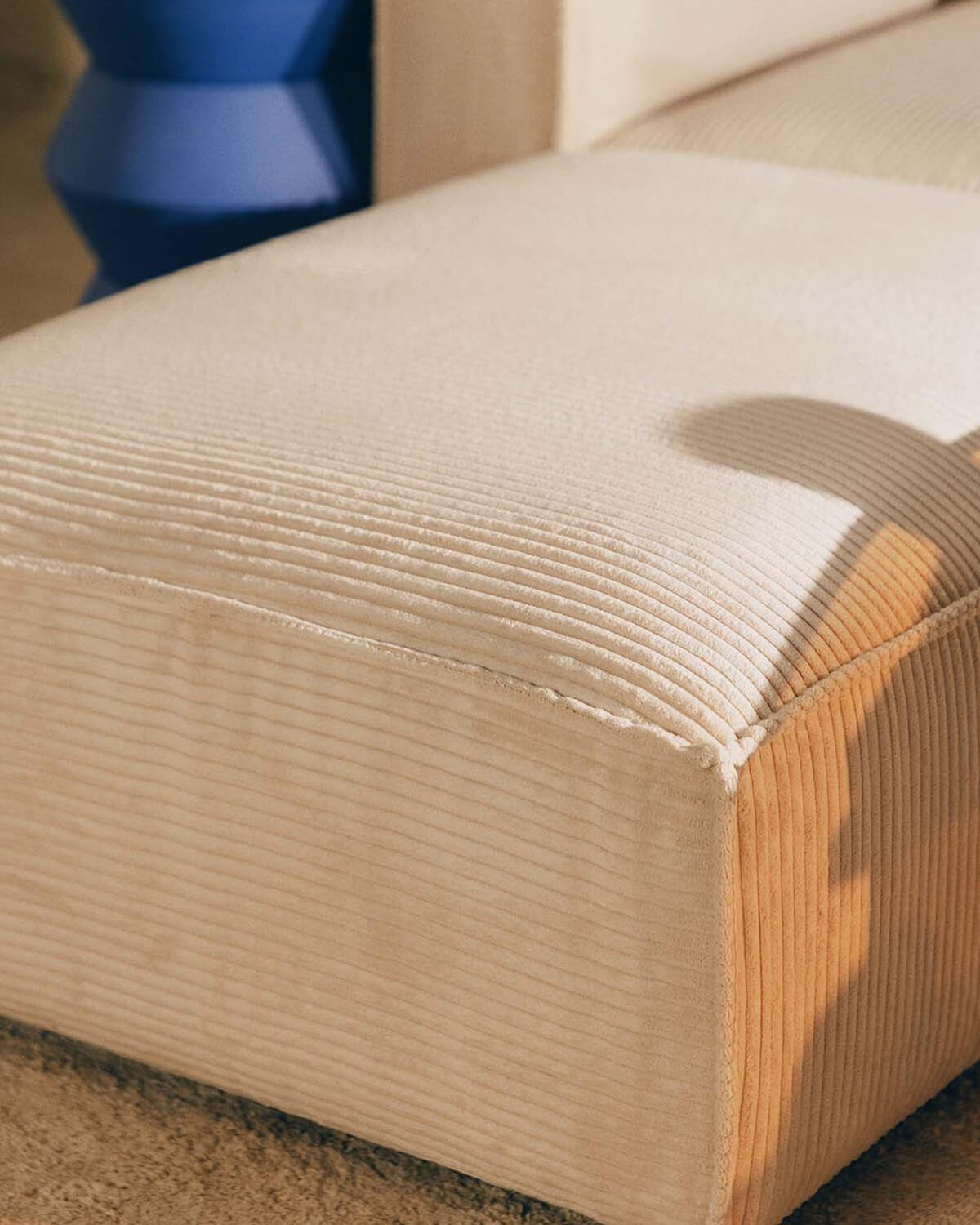 Kilhe Sofa-Puffmodul aus dickem Cord, Galeriebild 3