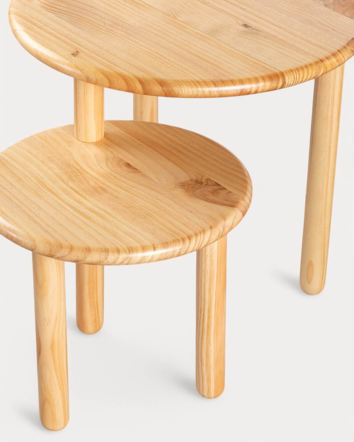 Beistelltisch aus Holz (Ø80 cm) Piy, Galeriebild 4