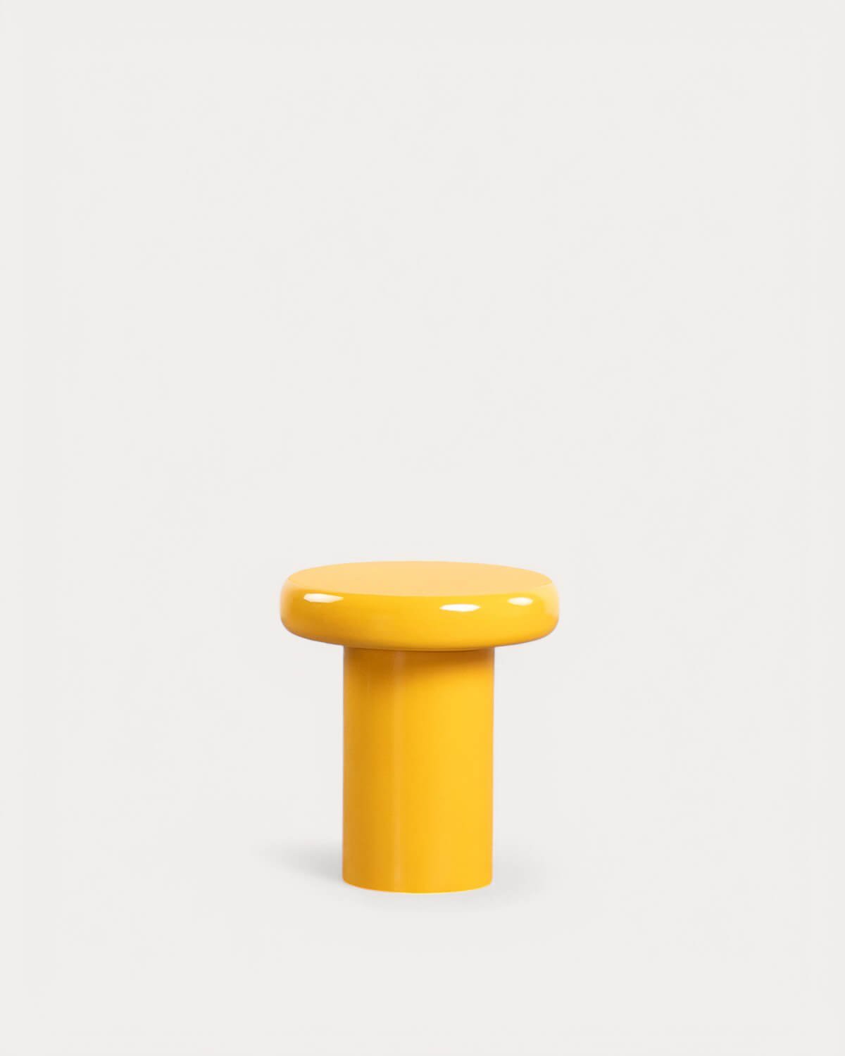 Runder Beistelltisch aus Metall (Ø40 cm) Wario, Galeriebild 1