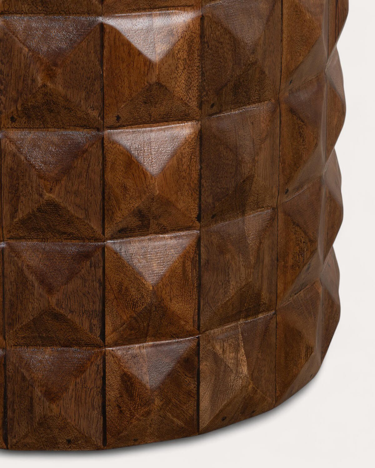 Runder Beistelltisch aus Mangoholz (Ø37 cm) Vilna, Galeriebild 5