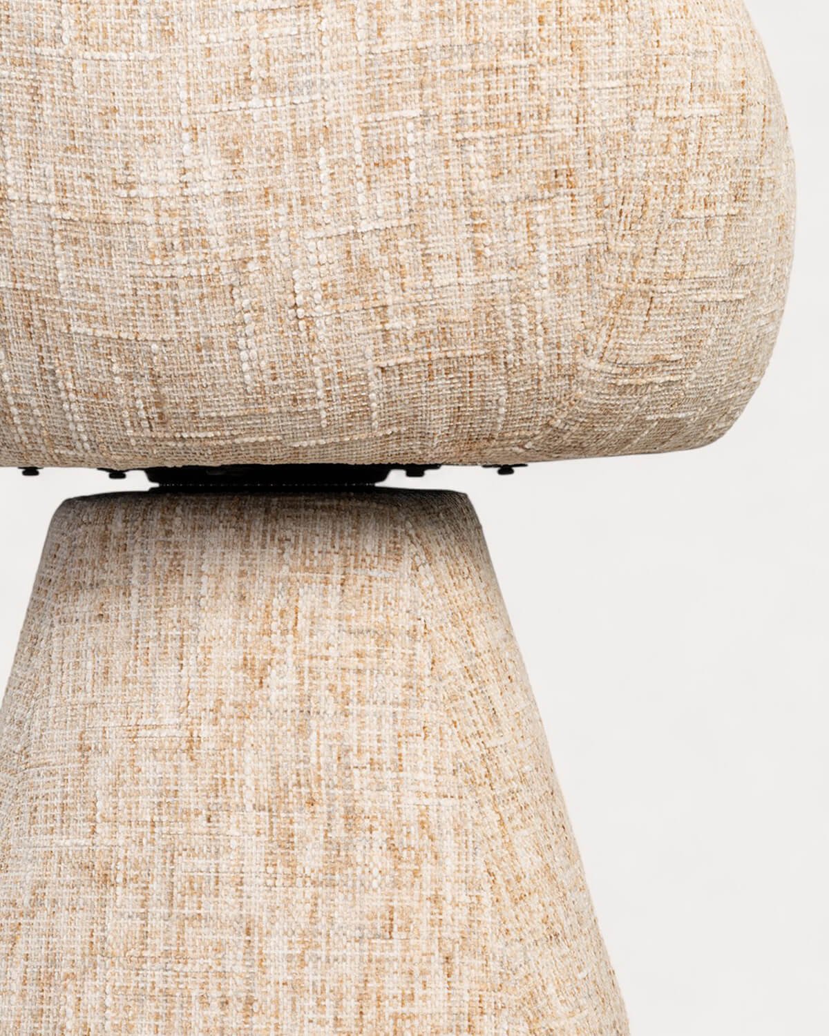 Drehbarer Esszimmerstuhl aus Stoff und Metall Laura, Galeriebild 8