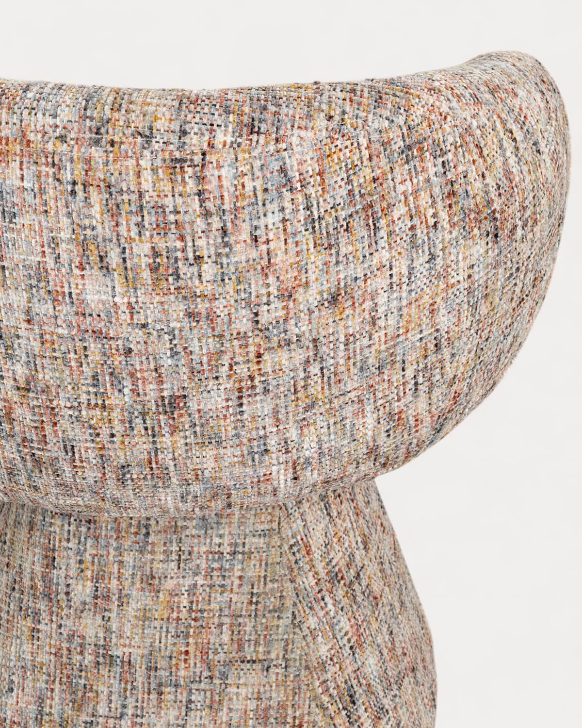 4er-Pack drehbare Esszimmerstühle aus Stoff und Metall Laura, Galeriebild 5