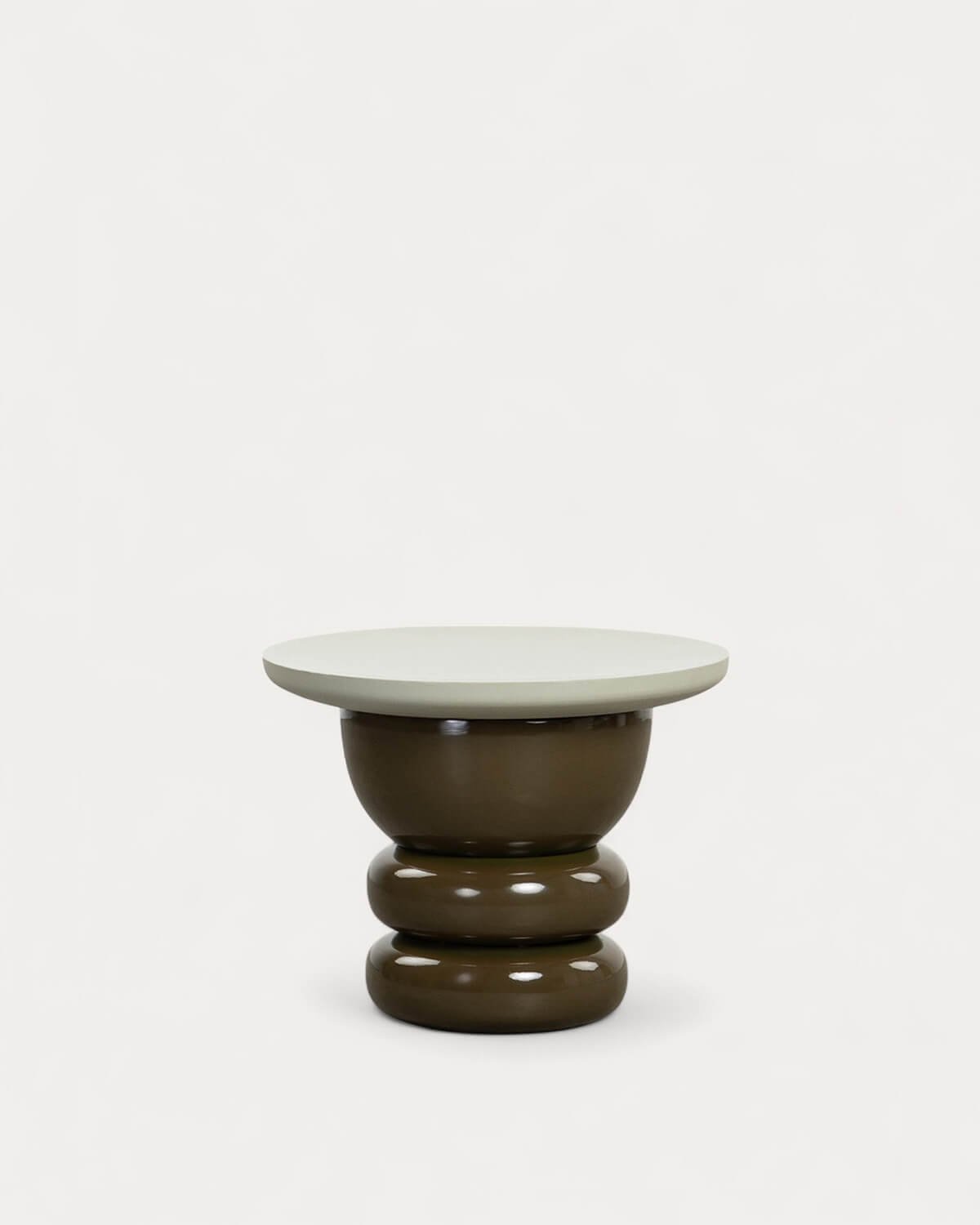 Runder Couchtisch aus Metall (Ø60 cm) Floundi, Galeriebild 1