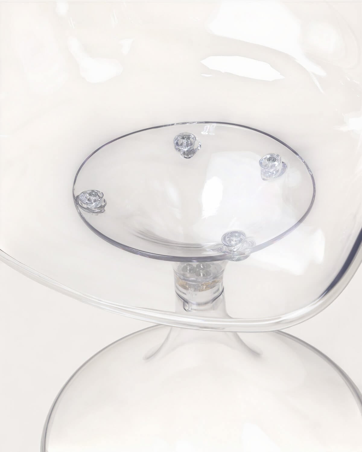 Pack mit 2 Pinhes-Esszimmerstühlen aus Polycarbonat, Galeriebild 7