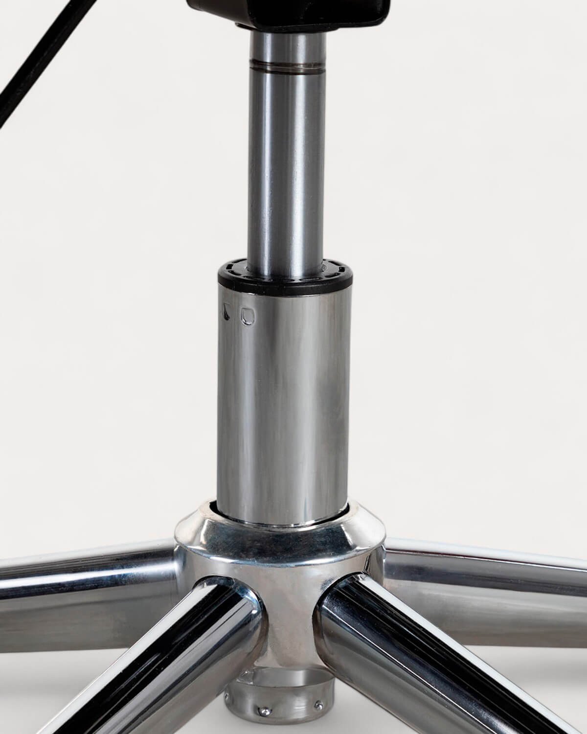 Verstellbarer Schreibtischstuhl aus Metall und Stoff Petra, Galeriebild 7