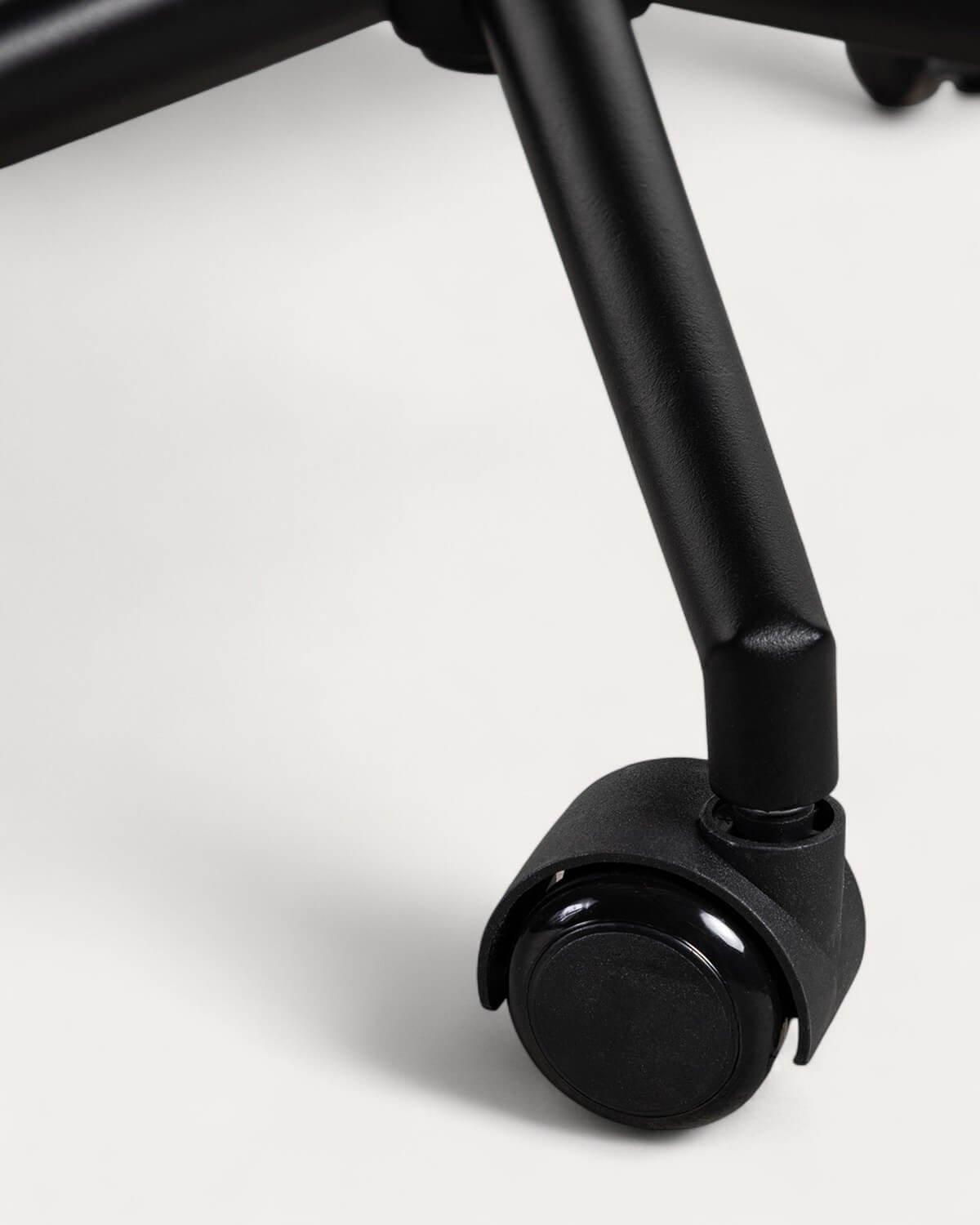 Verstellbarer Schreibtischstuhl aus Metall und Stoff Aixa, Galeriebild 8