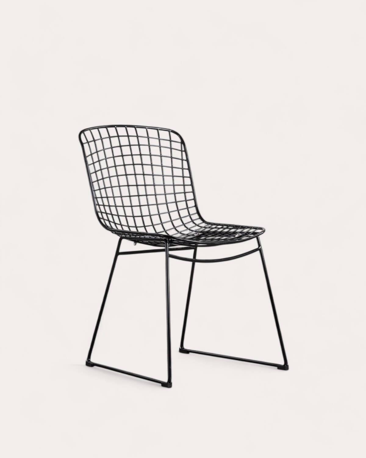 Packung mit 2 Aras Metall-Esszimmerstühlen mit hoher Rückenlehne , Galeriebild 1