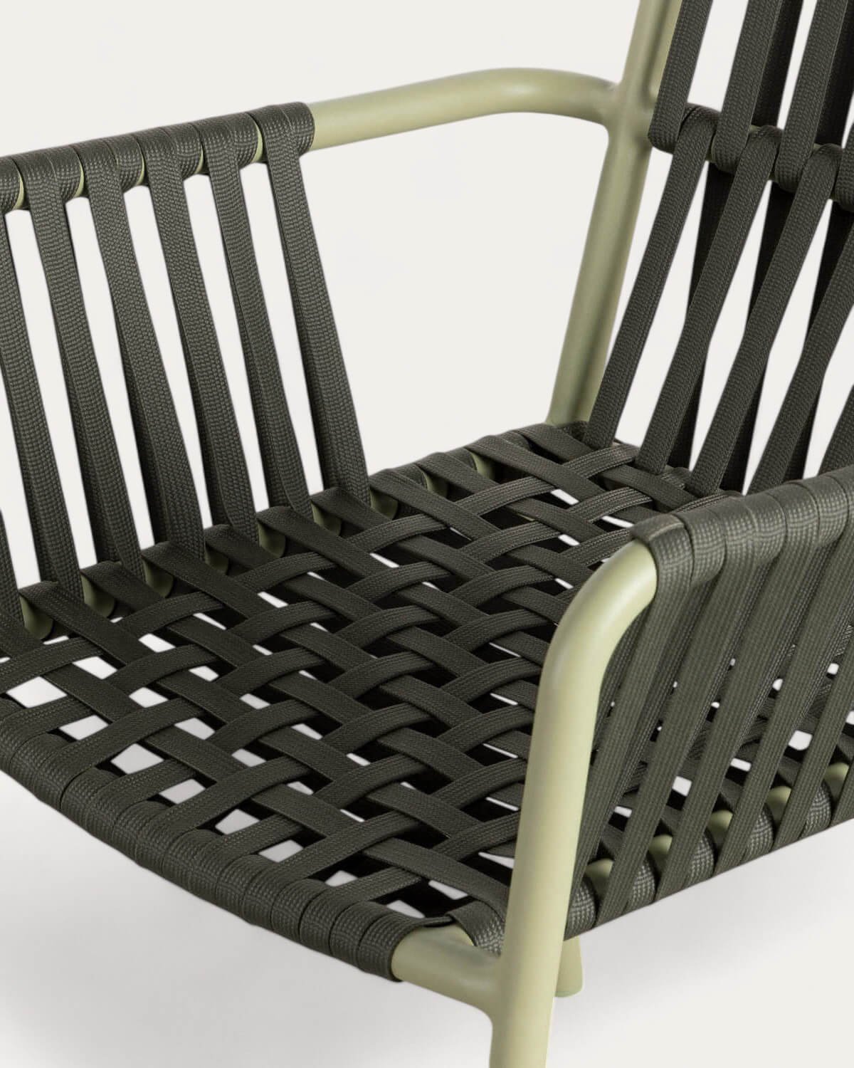 Outdoor Stuhl aus Aluminium und Seil Drian, Galeriebild 7