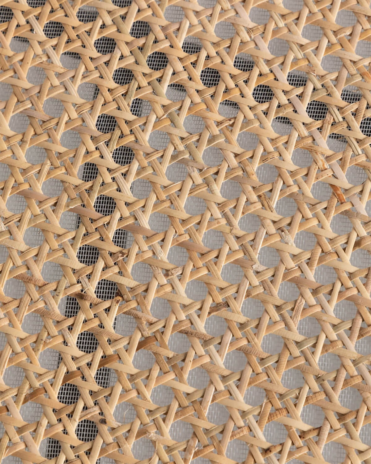 Pack 4 Esszimmerstühle aus Naturrattan und Metall Vili, Galeriebild 7