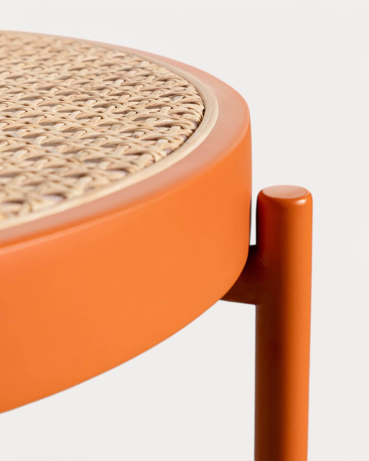 Pack 4 Esszimmerstühle aus Naturrattan und Metall Vili, Galeriebild 9