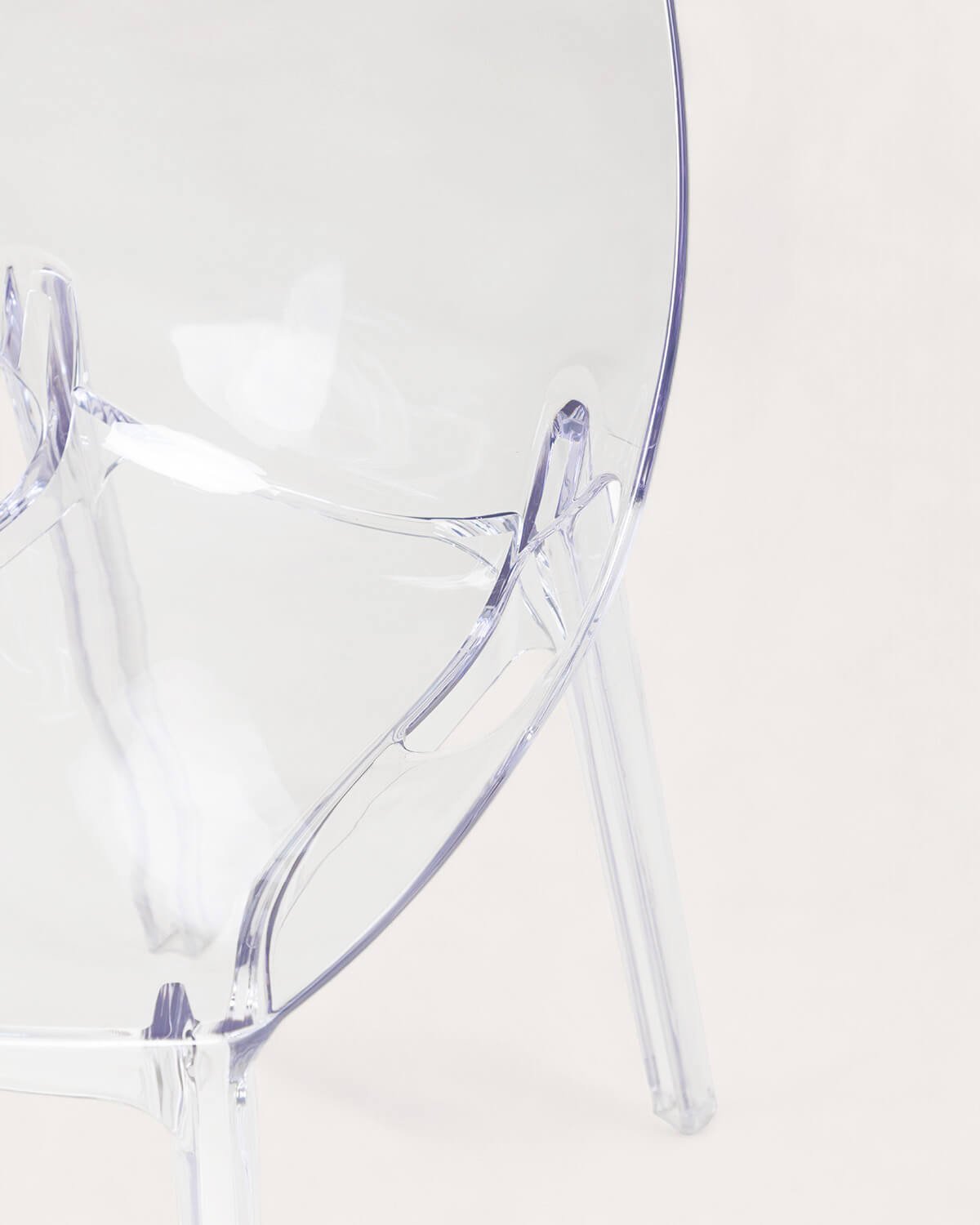 Pack Sie 4 Piaris-Esszimmerstühle aus Polycarbonat, Galeriebild 7