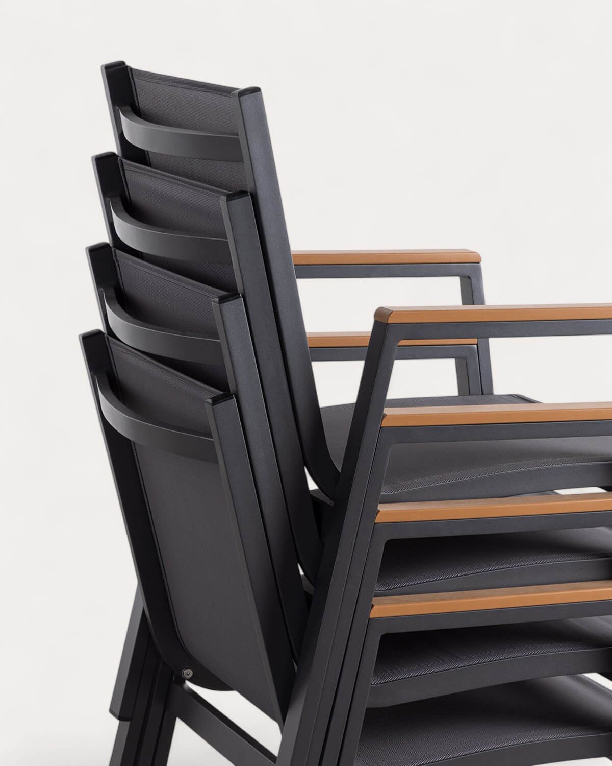 2er-Pack Aluminium-Stühle für den Außenbereich Korce, Galeriebild 7