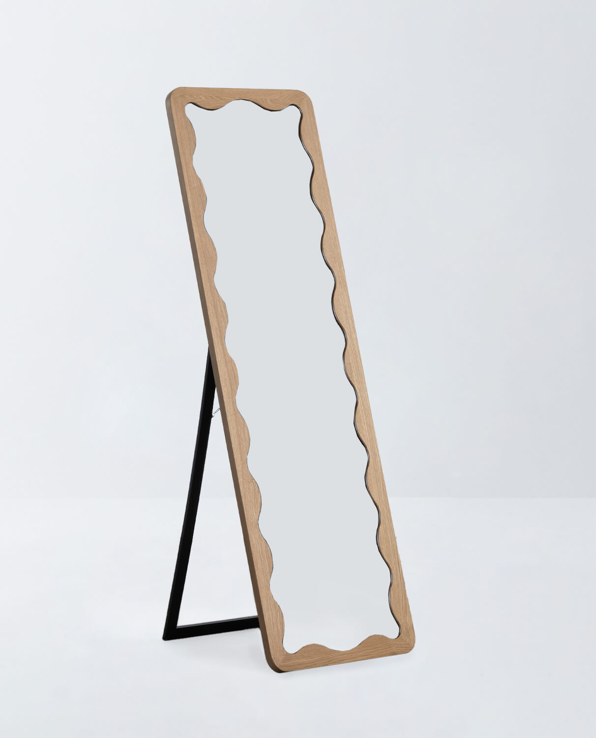 Rechteckiger Standspiegel aus Holz (165x51 cm) Arali, Galeriebild 1