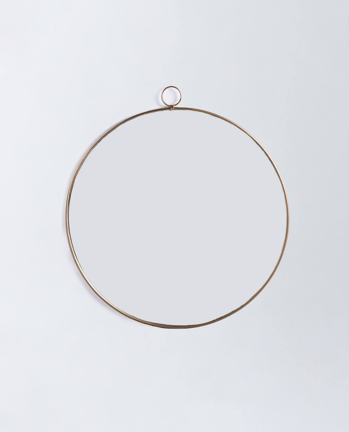 Runder Wandspiegel aus Metall (Ø120 cm) Dario, Galeriebild 2