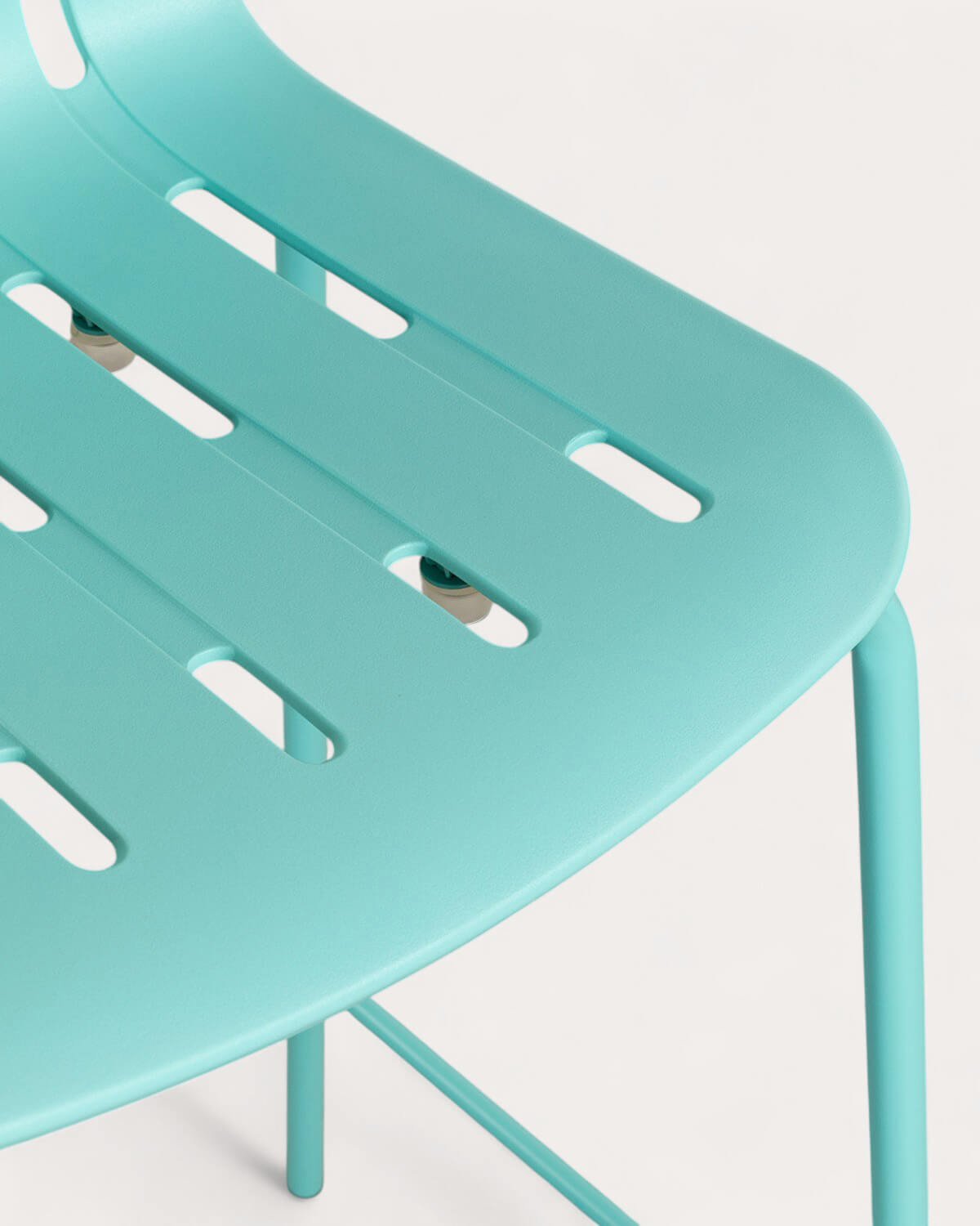 2er-Pack Barhocker für den Außenbereich aus Polypropylen und Metall (74 cm) Romi, Galeriebild 7