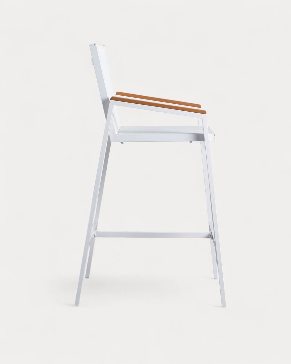 Packen Sie 4 Hohe Aluminium-Außenhocker (74,5 cm) Korce, Galeriebild 4