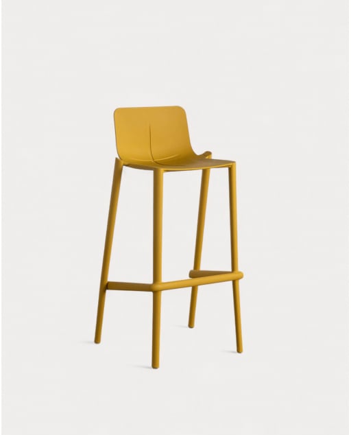 Pack 2 Hohe Polypropylen-Hocker für den Außenbereich (75 cm) Blin