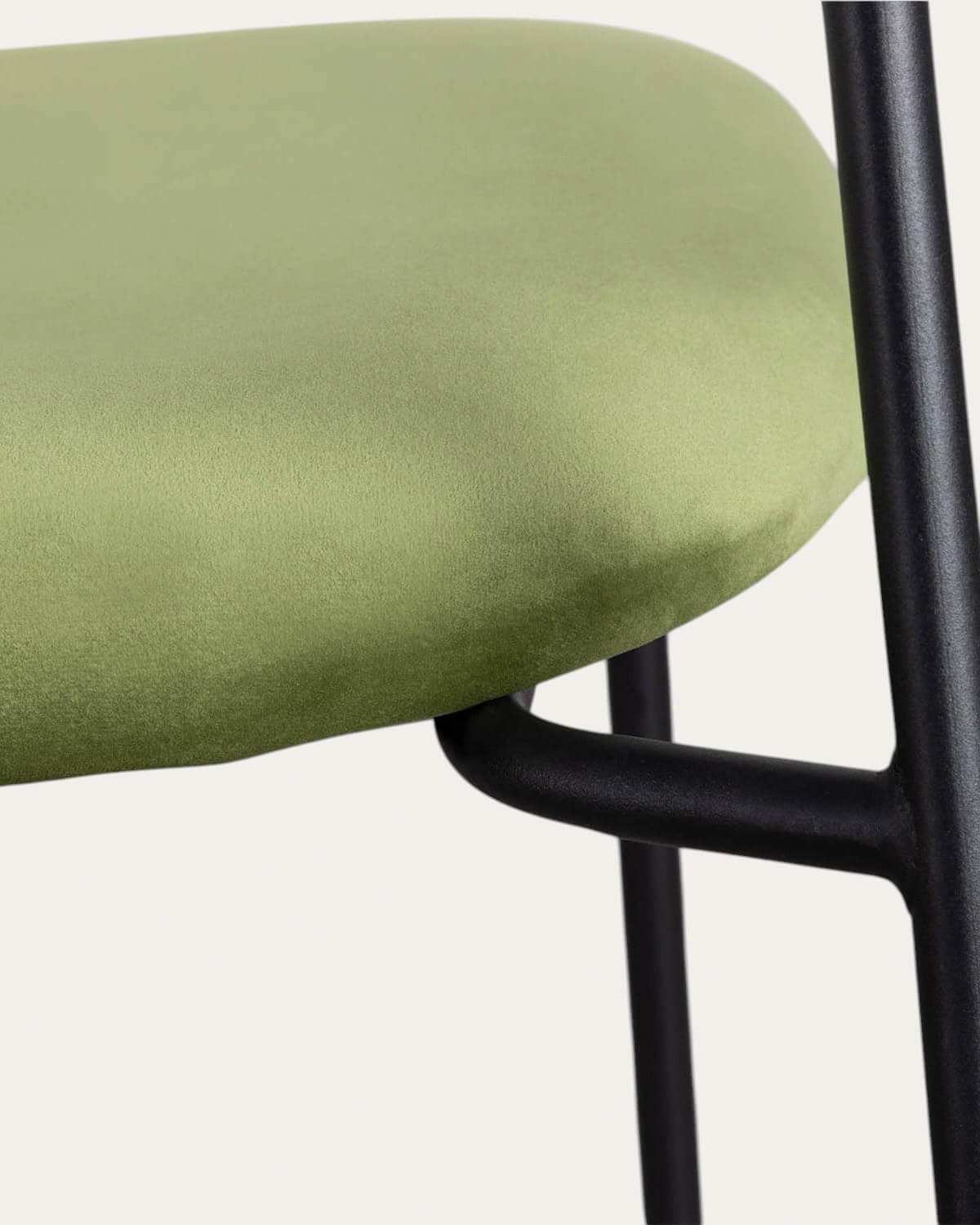 Esszimmerstuhl aus Metall und Samt Morgan, Galeriebild 7