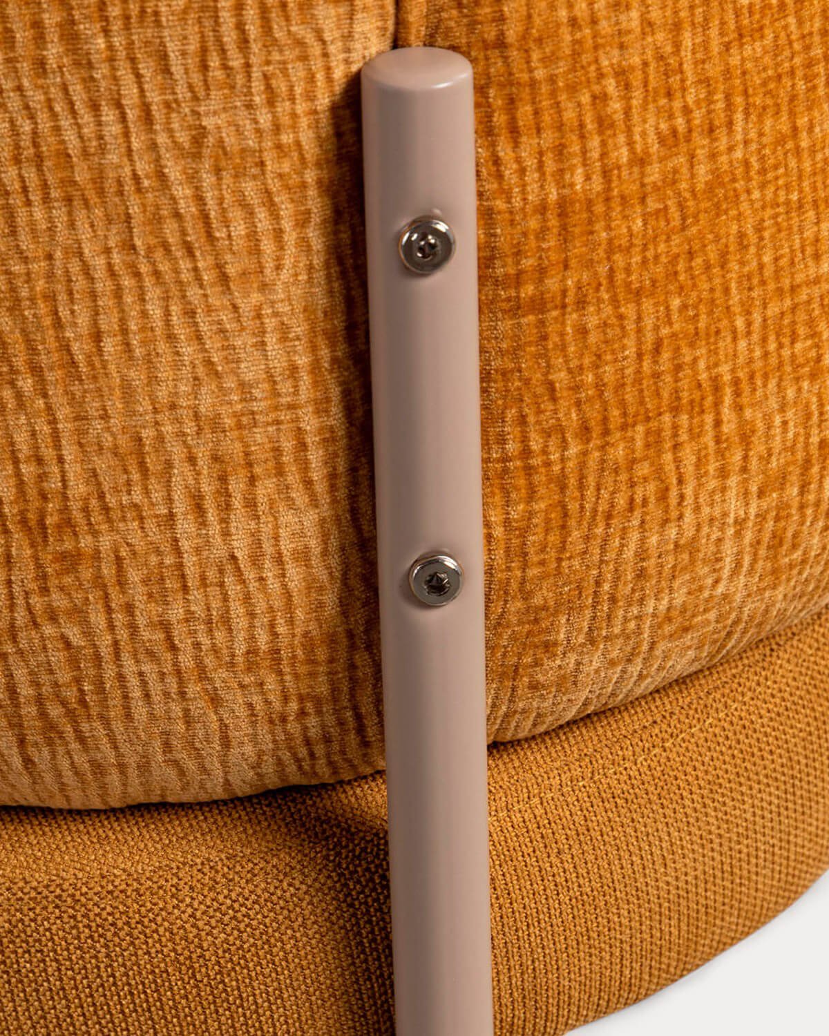 Pack Sie 2 Hades Soft-Esszimmerstühle aus Stoff und Metall ein, Galeriebild 5