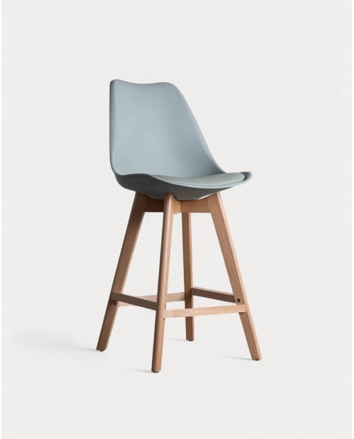 Pack Sie 4 Hohe Polypropylen-Hocker (64 cm) Fine Freya