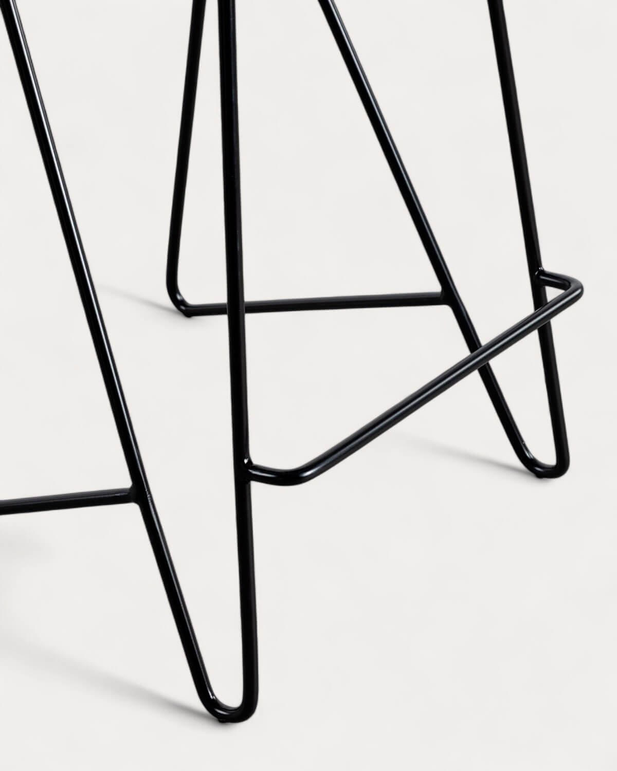 2er-Pack hohe Designer-Hocker aus Polypropylen und Metall (67 cm) Paris, Galeriebild 6