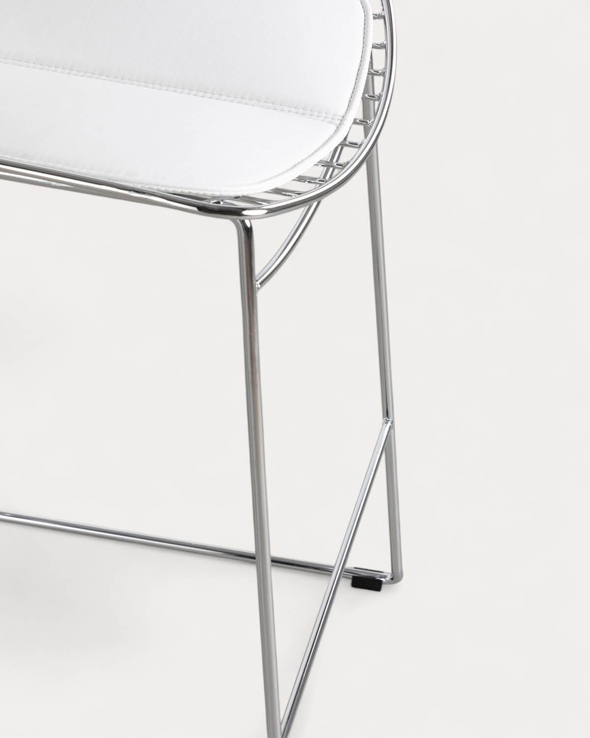 Hoher Metallhocker (66 cm) Aras mit niedriger Rückenlehne , Galeriebild 6