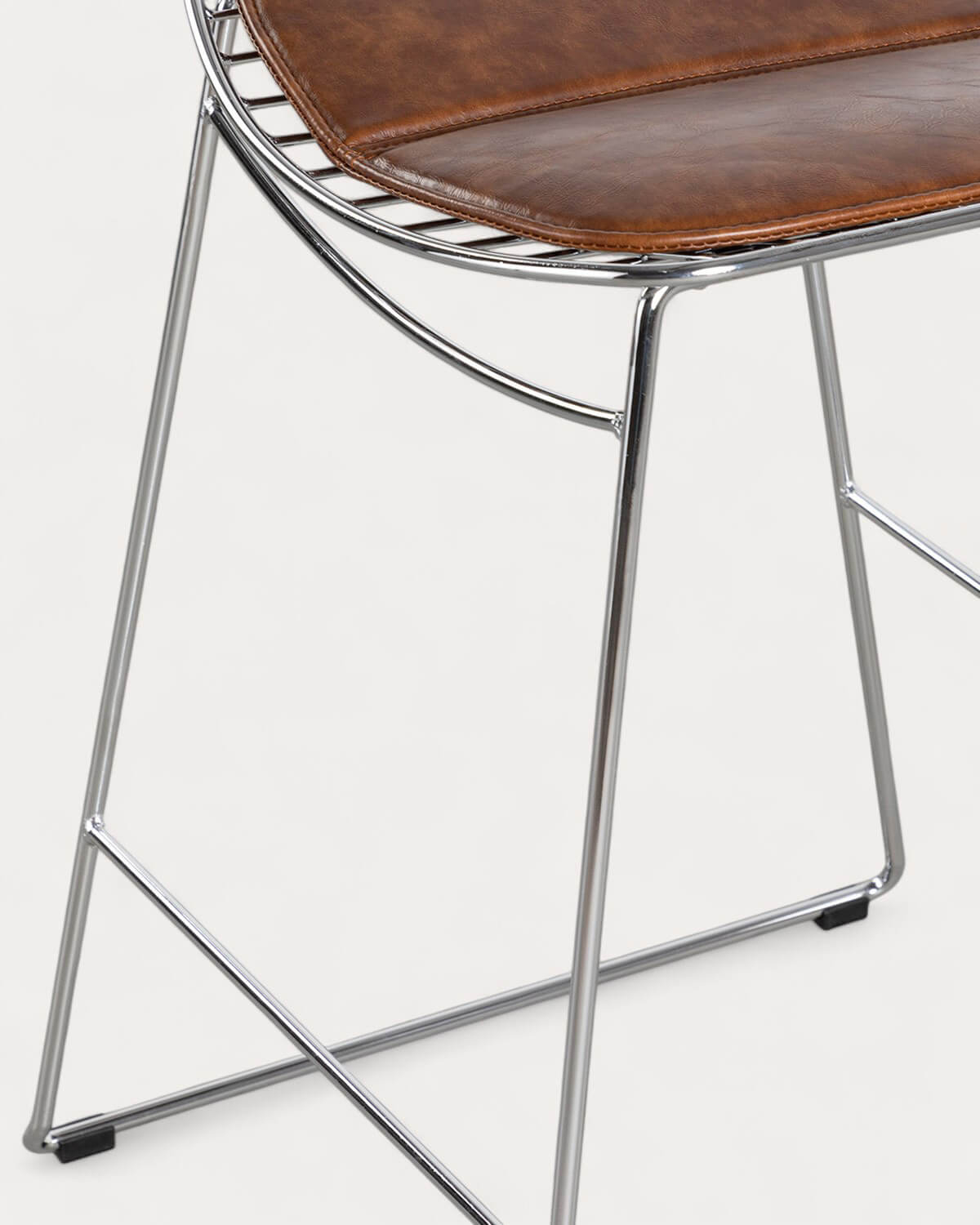 Hoher Metallhocker (66 cm) Aras mit niedriger Rückenlehne , Galeriebild 8