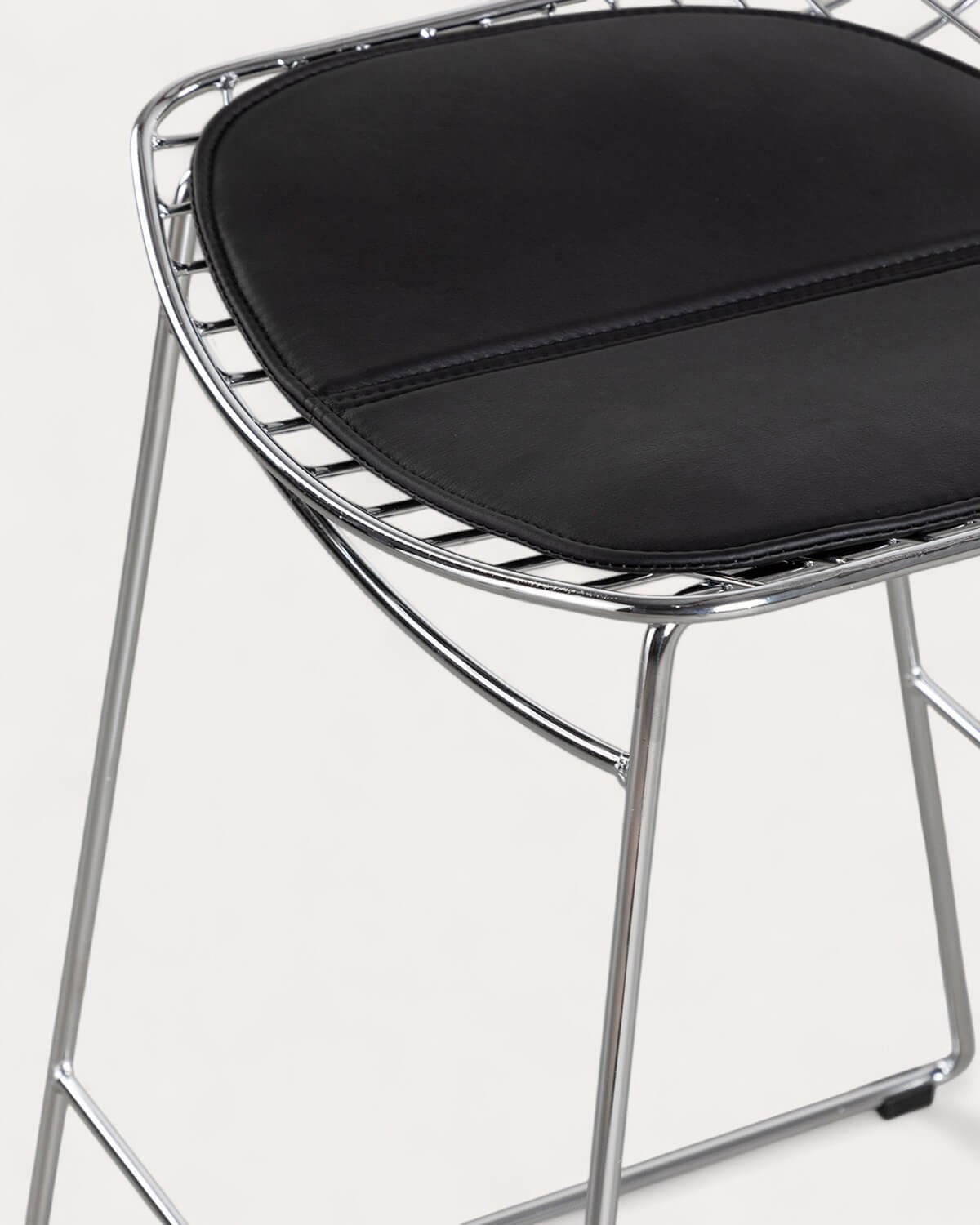 Hoher Metallhocker (66 cm) Aras mit niedriger Rückenlehne , Galeriebild 5